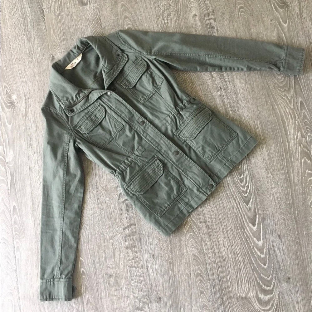 Olive green Hollister jacket